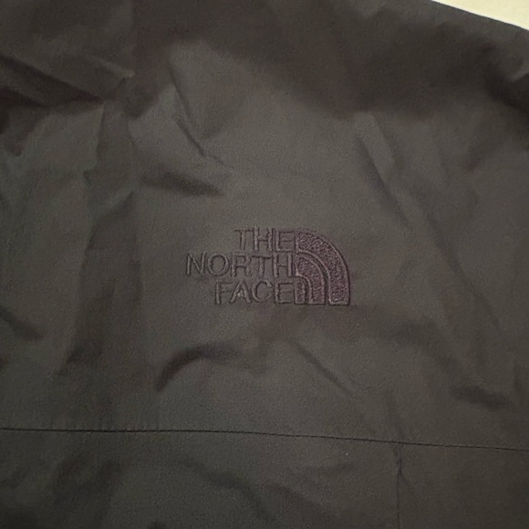 The North Face Black Hooded Trench Coat Rain Jacket Medium - Picture 11 of 13